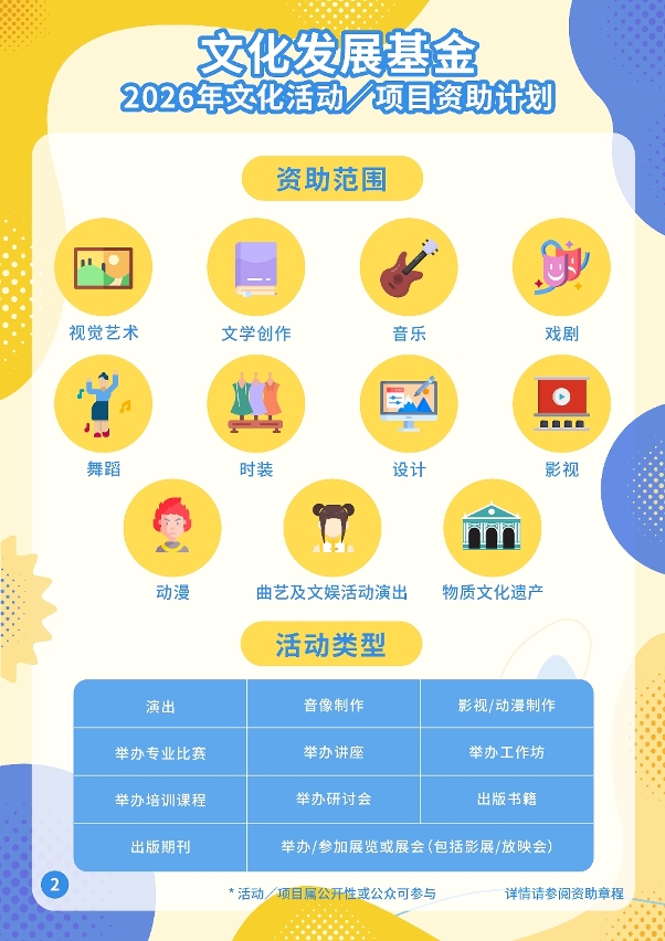 2026年文化活动／项目资助计划 (2)