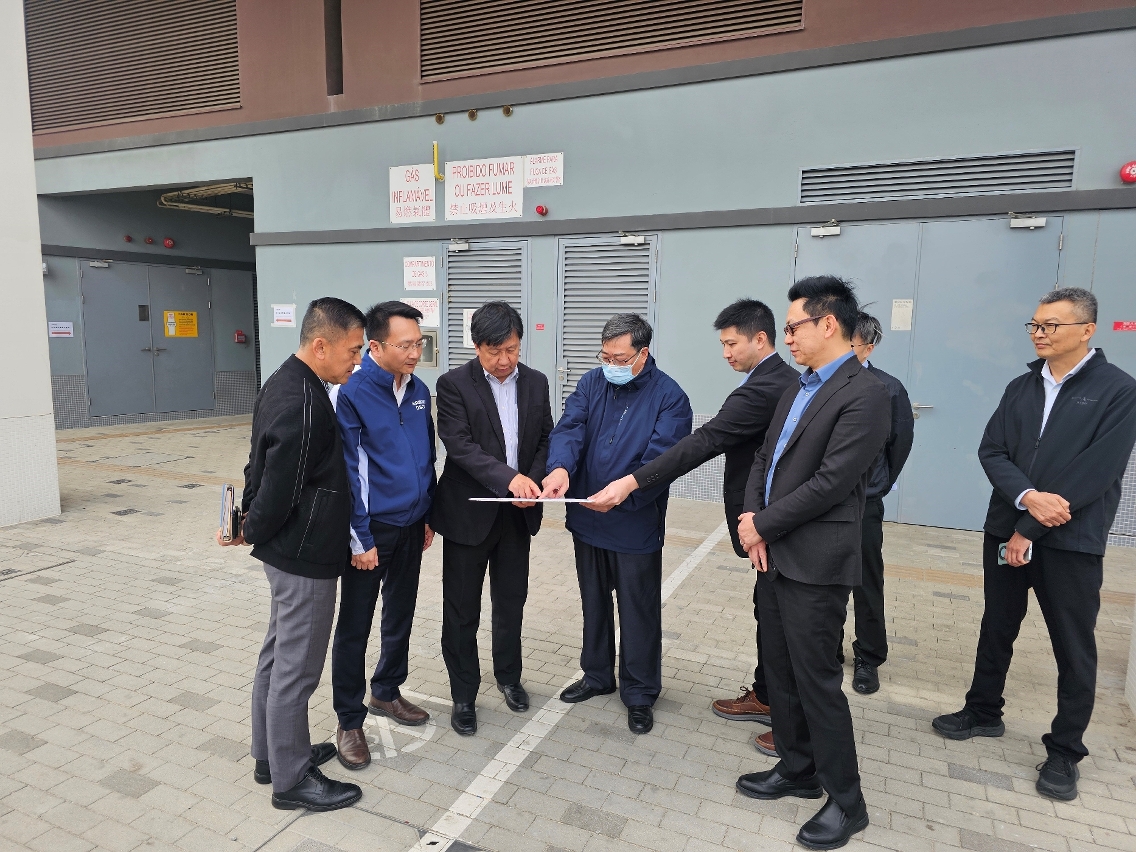 運輸工務司及轄下相關部門再現場實地視察新城A區-1