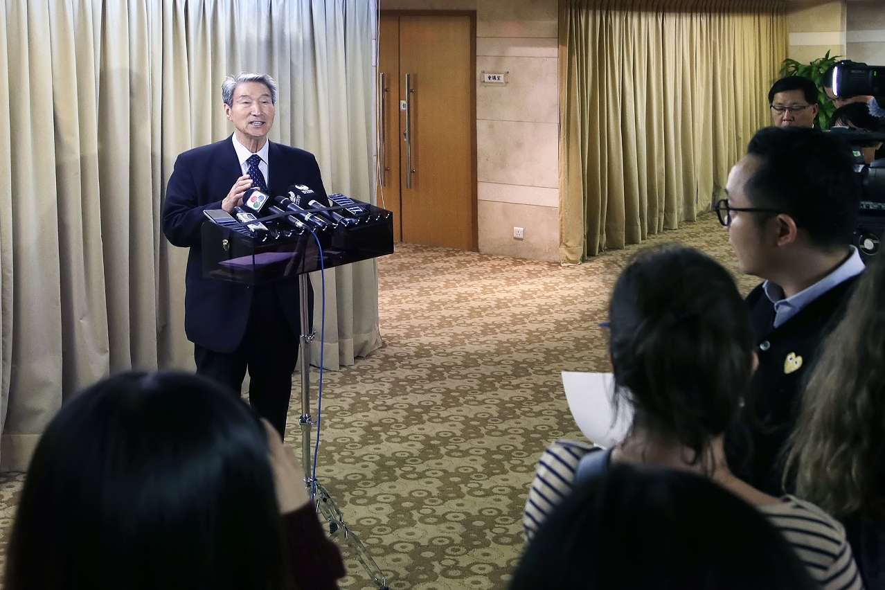 國家減災委專家委副主任、國務院應急管理專家組組長閃淳昌會見傳媒，總結教授團隊是次來澳調研的情況。