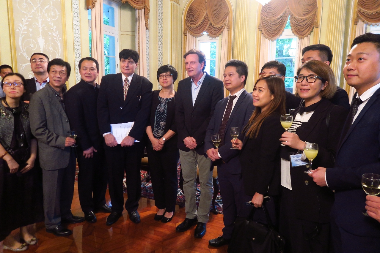 澳門企業家與里約熱內盧市市長Marcelo Crivella交流