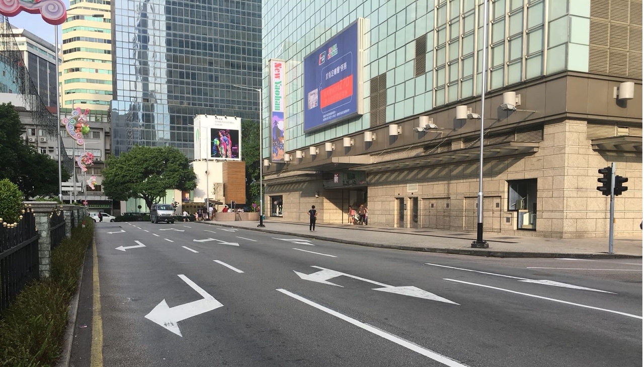 設置“區華利前地臨時站”位置