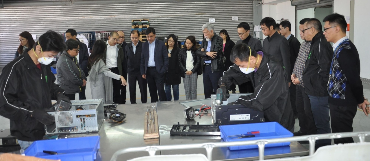 A DSPA organizou anteriormente uma visita dos delegados do Conselho aos locais de reciclagem e tratamento de resíduos electrónicos.