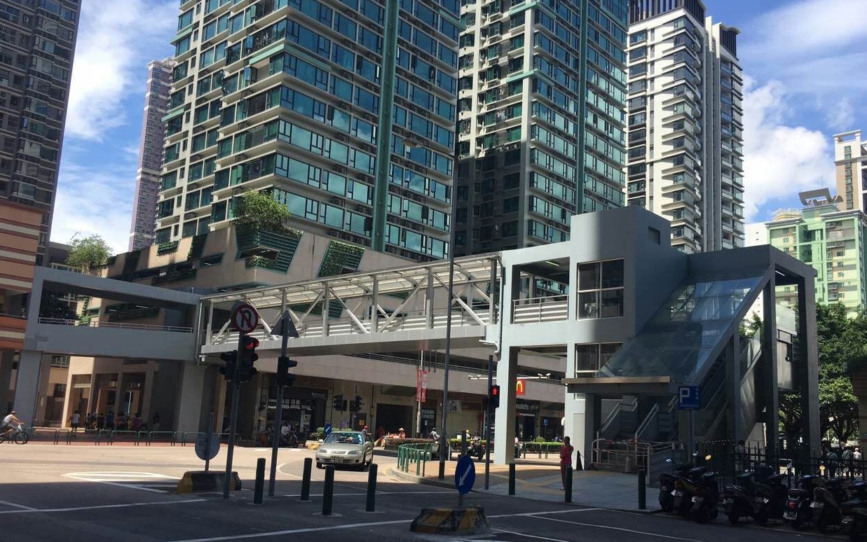 林茂海邊大馬路行人天橋開放使用