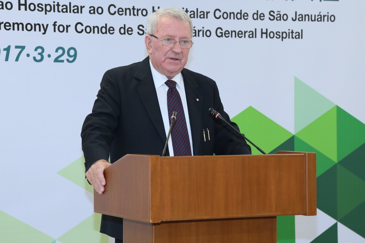 Discurso do presidente do ACHS John Smith