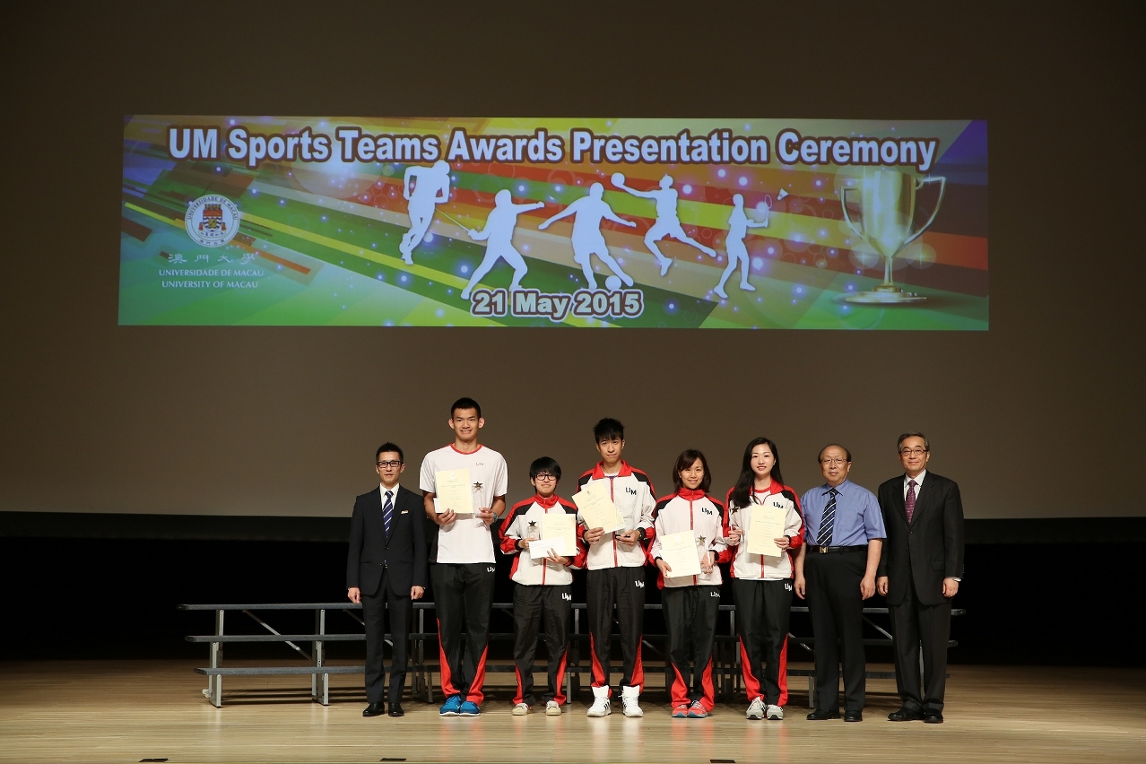 澳大向5位運動員頒發傑出校隊運動員殊榮