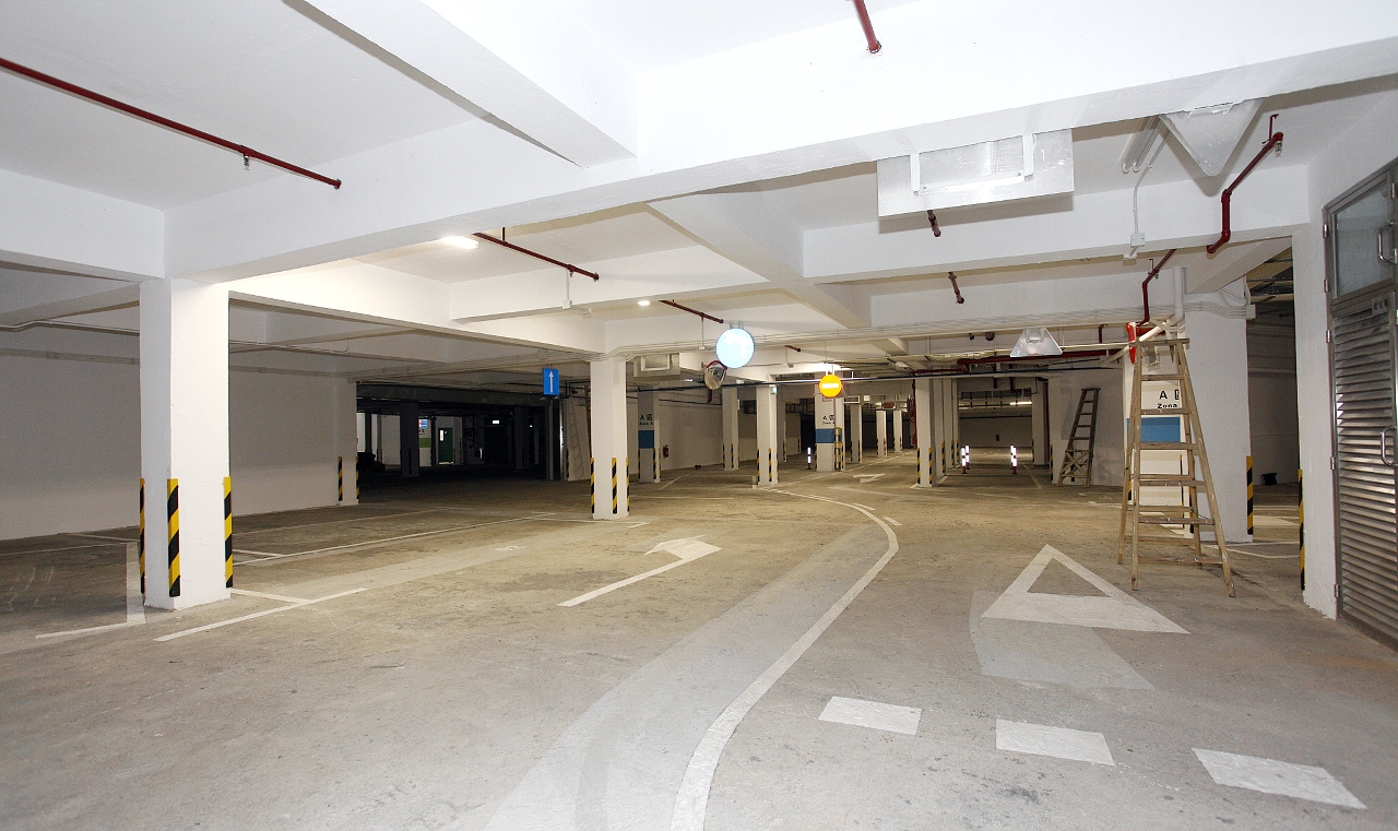 氹仔黑橋街公眾停車場設施改善工程已基本竣工