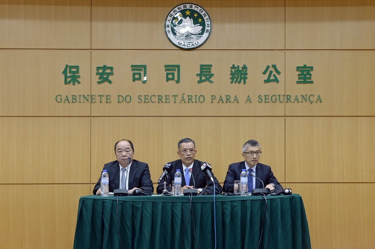 保安司司長張國華發佈2014年第上半年罪案統計數字