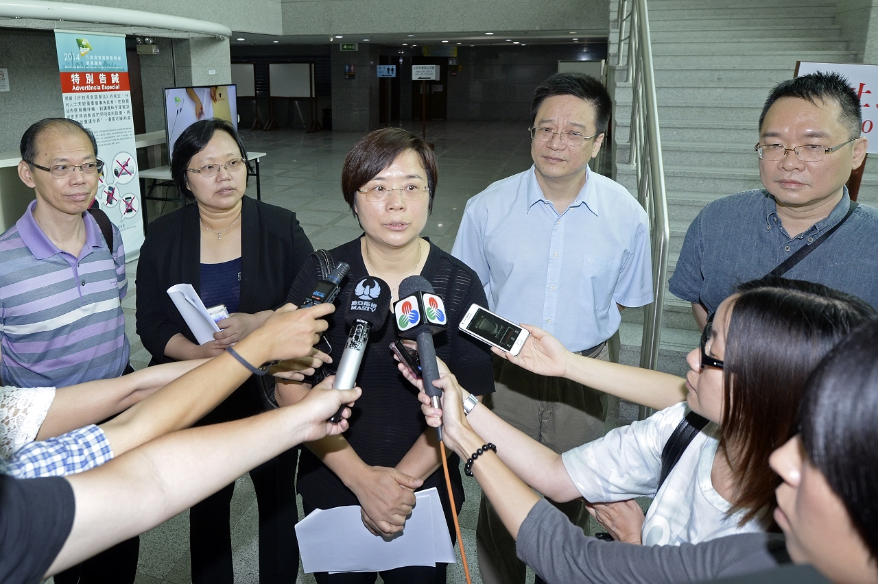 行政長官選舉管理委員會主席宋敏莉接受傳媒訪問