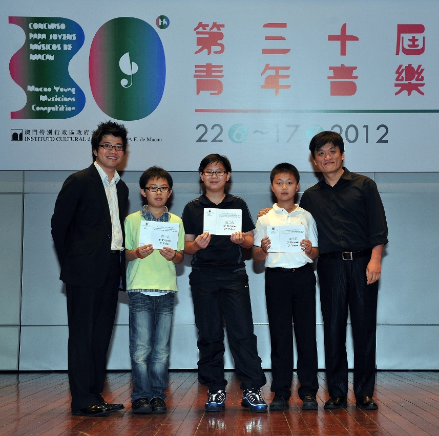 小號獨奏 (初級)第一、二、三名