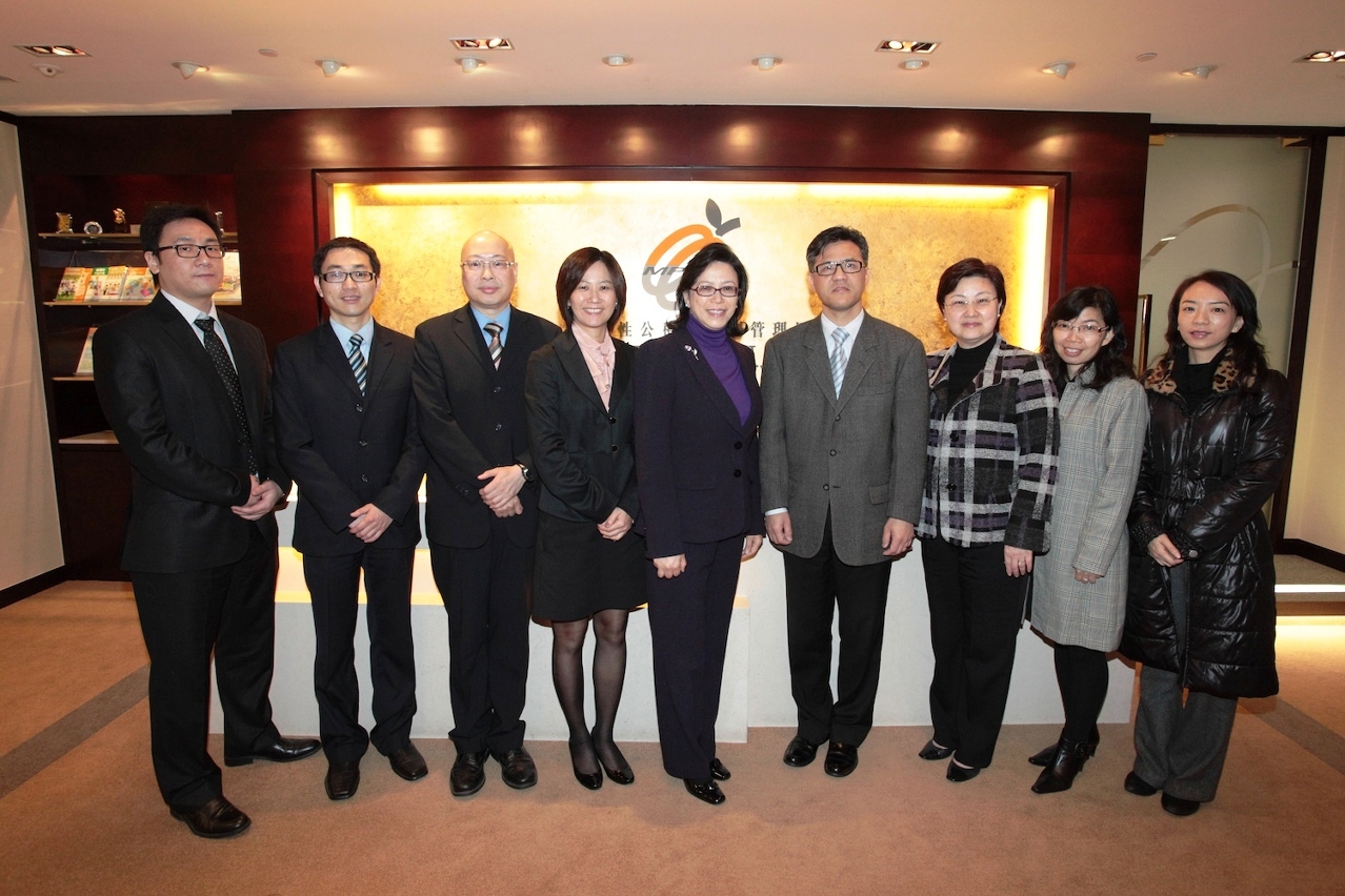 社保基金日前赴港拜訪香港積金局進行交流會議