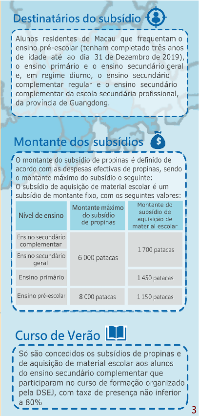 subsídios de propinas e de aquisição de material escolar para alunos que frequentem escolas na província de guangdong no ano escolar de 2019-2020-03