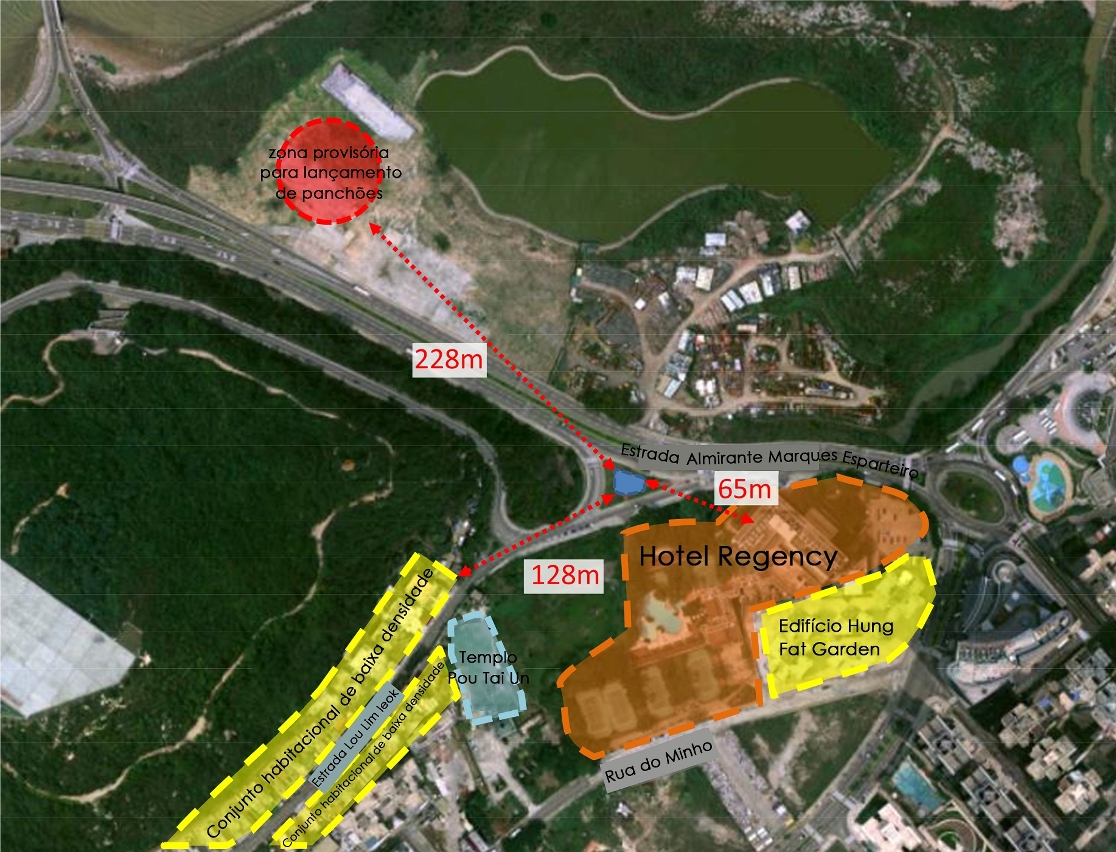 planta de localização do posto de abastecimento de combustíveis