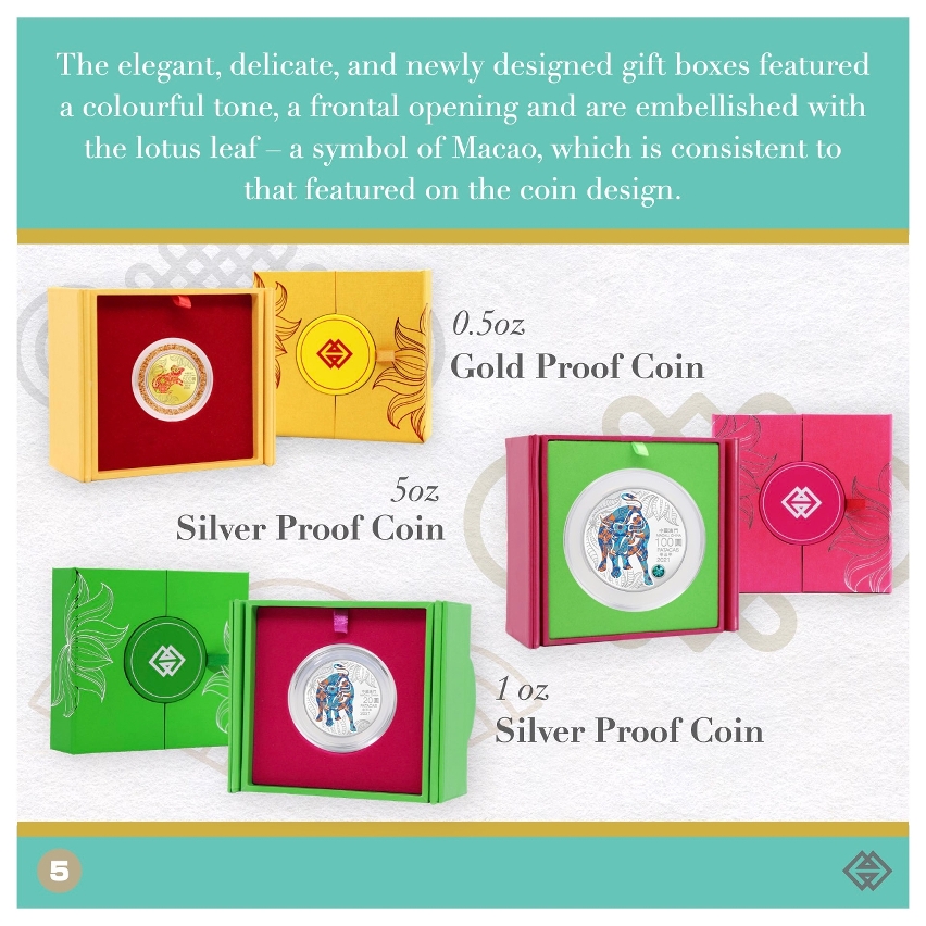 subscription for the year of the rat and the year of the ox commemorative coins starting next monday - 5