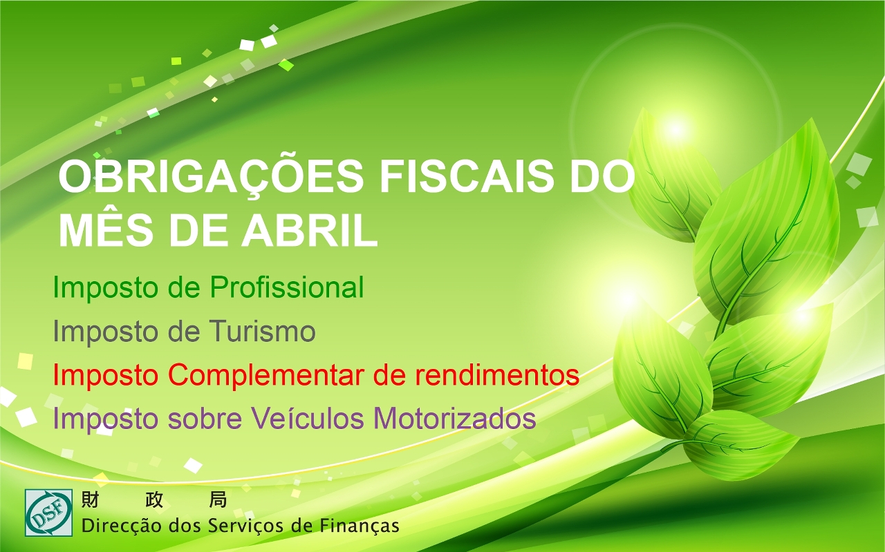 2021  OBRIGAÇÕES FISCAIS DO MÊS DE ABRIL
