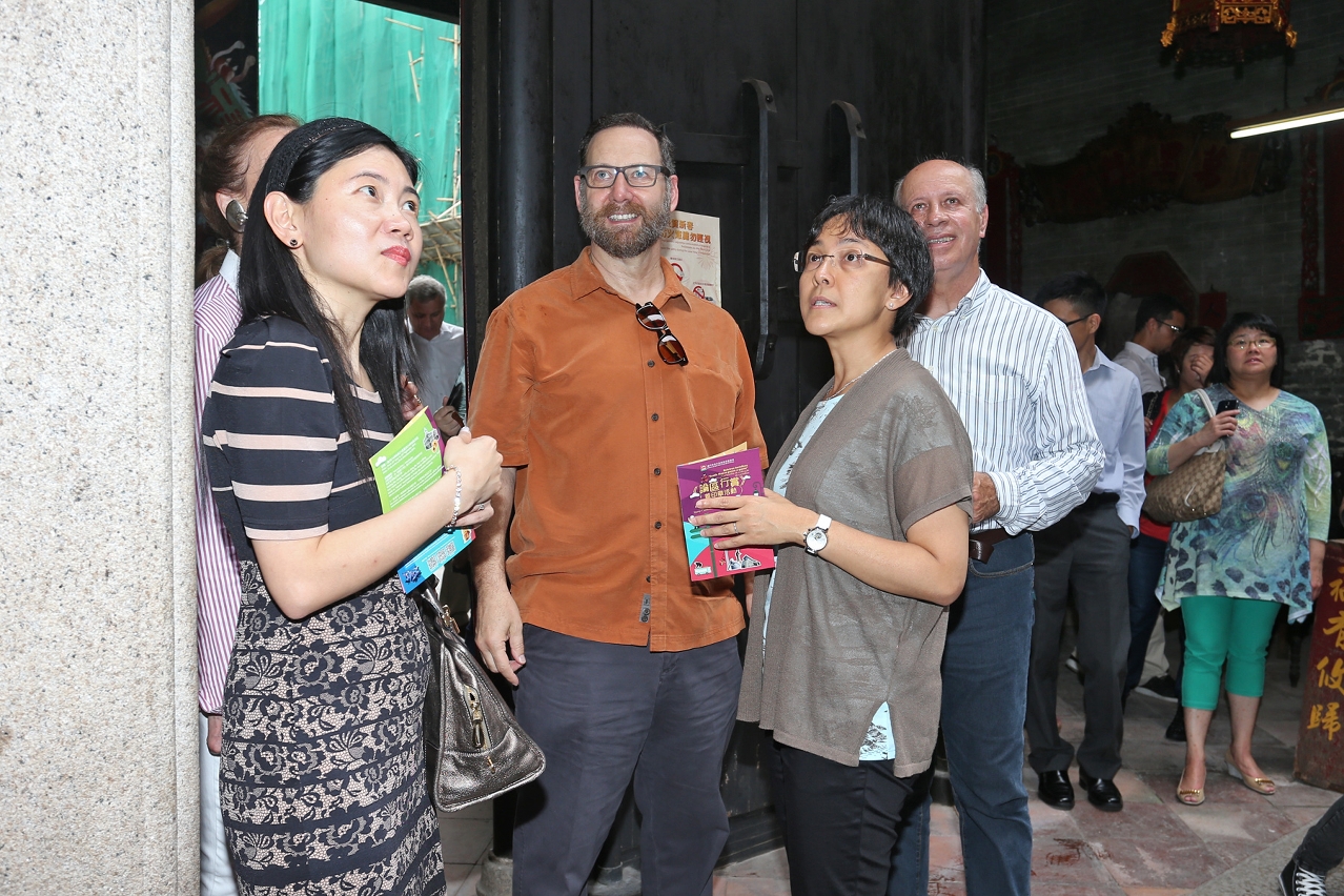 MGTO officials and overseas representatives at Sam Kai Vui Kun