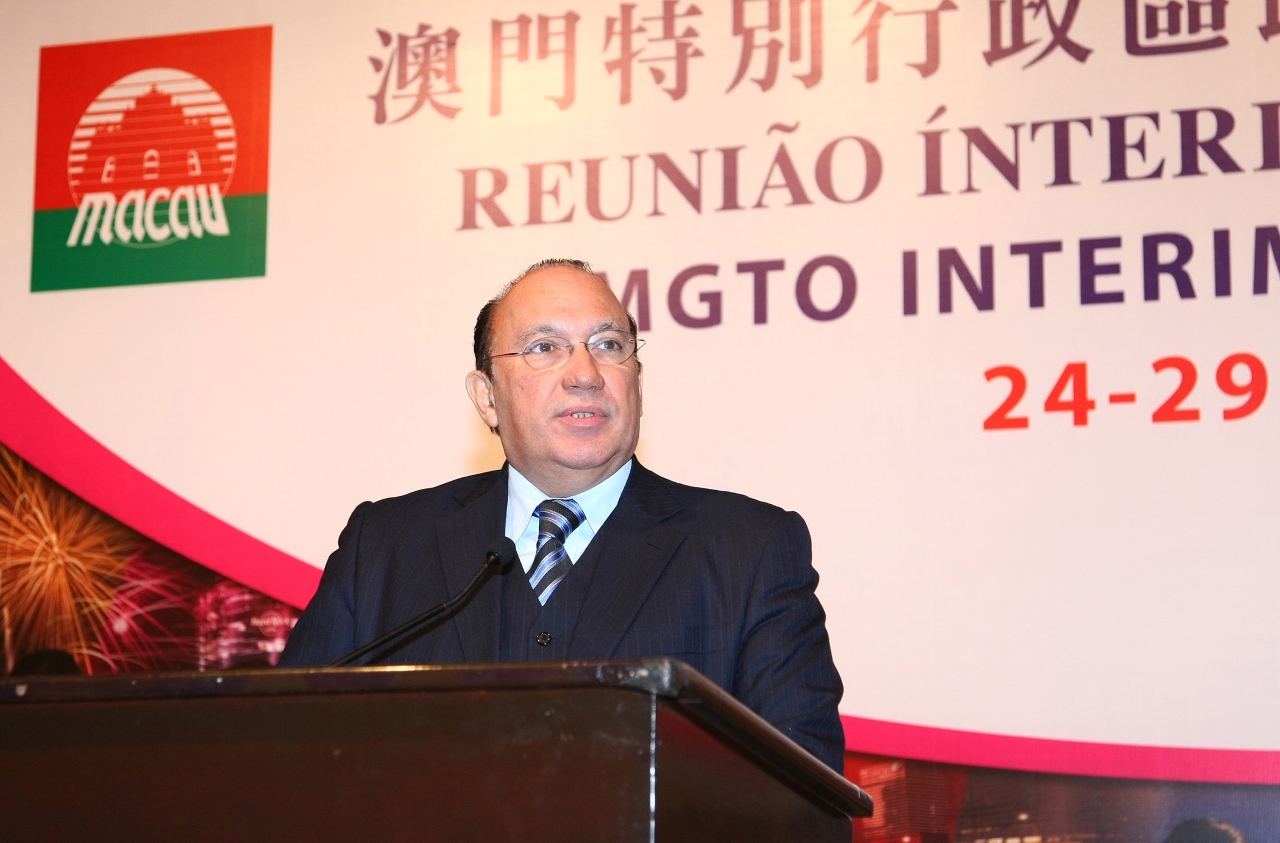 Director of MGTO delivers a speech at the meeting