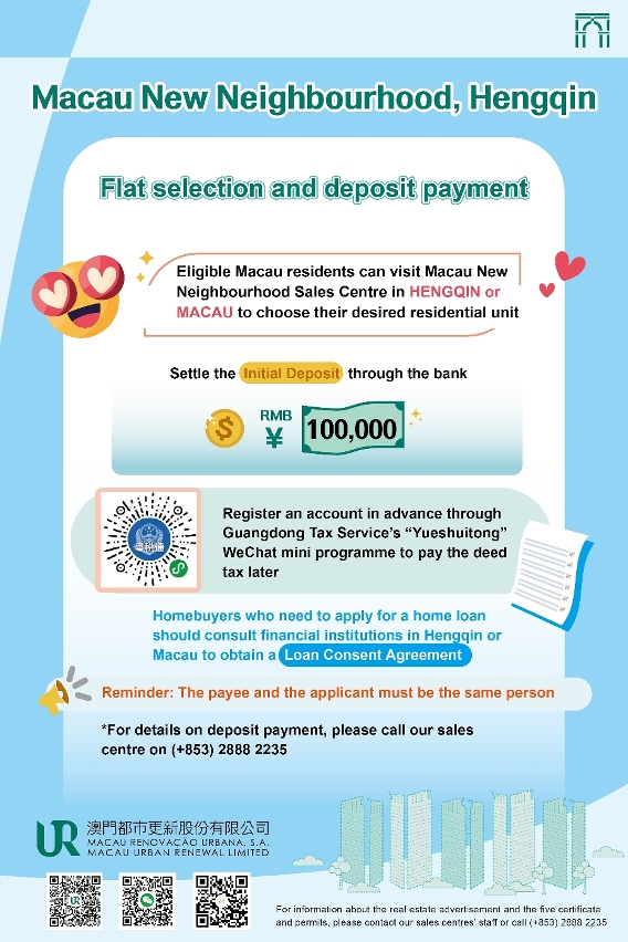 Macau New Neighbourhood residential units to open for subscriptions from 28 November at 9 a.m._3
