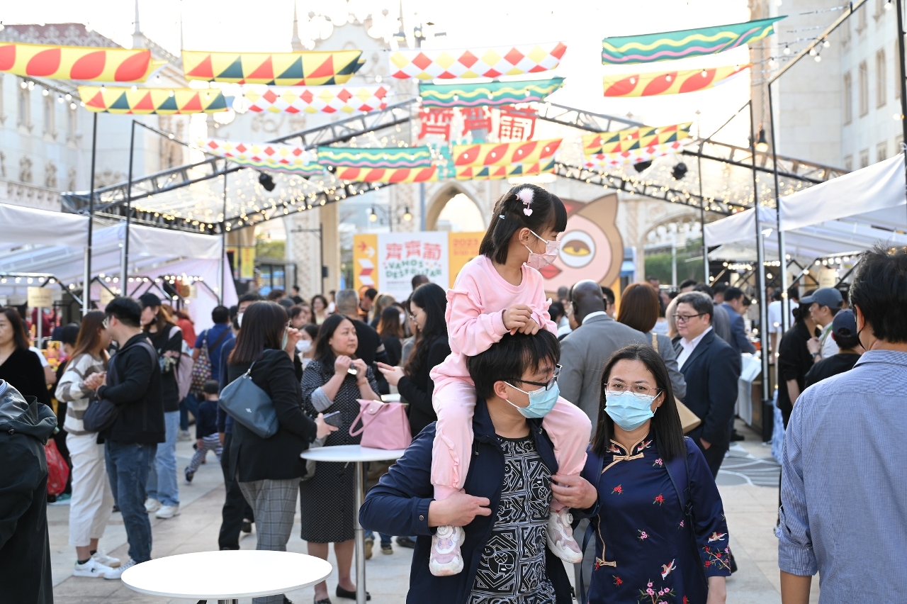 Mercado da edição anterior do “Vamos Desfrutar” (Hengqin) foi muito frequentado e animado