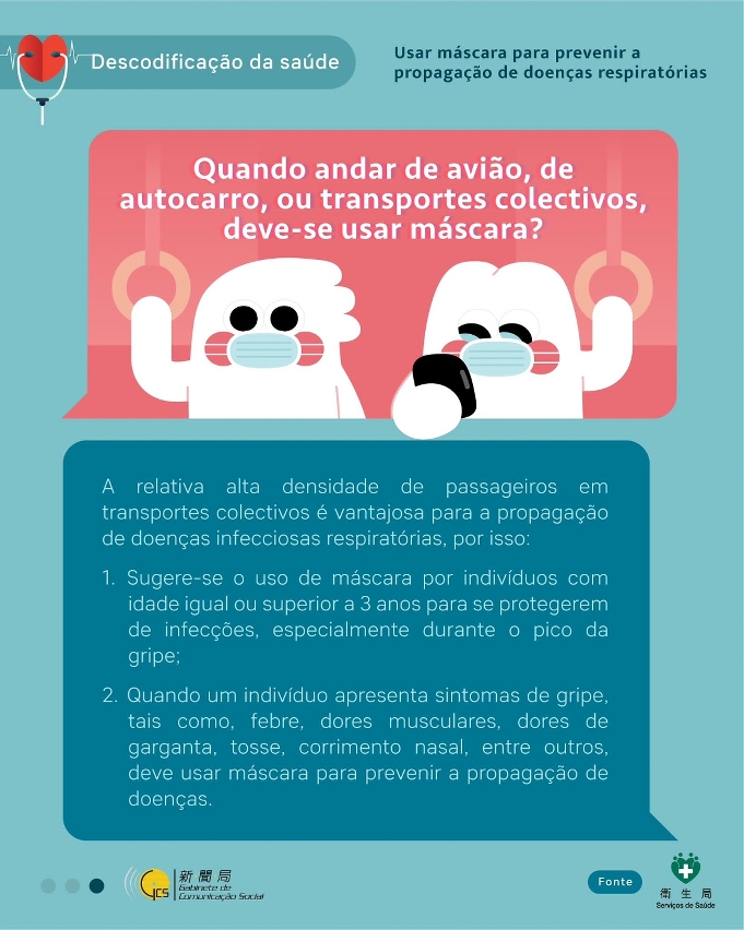 Usar máscara para prevenir a propagação de doenças respiratórias 3