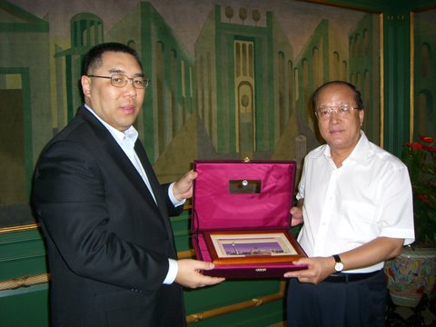 社會文化司司長崔世安拜會國家質量監督檢驗檢疫總局局長李長江