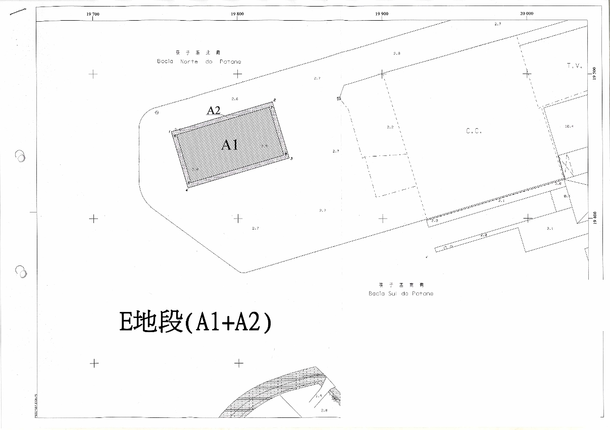E地段位置示意圖