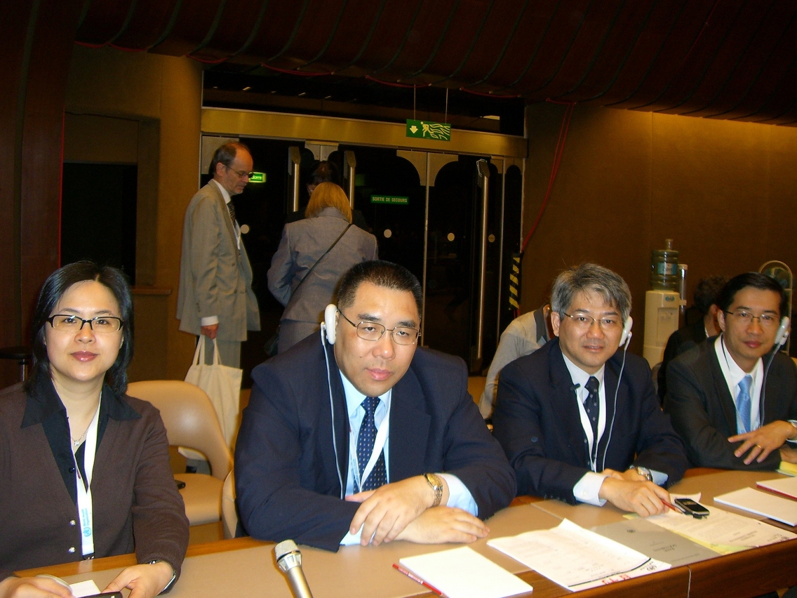 第六十一屆世界衛生大會中國代表團席上的澳門成員