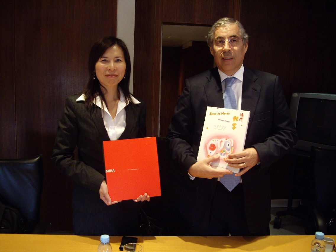 貿促局陳敬紅執行委員禮節性拜會葡萄牙經貿促進局José Vidalgo Morgado行政委員