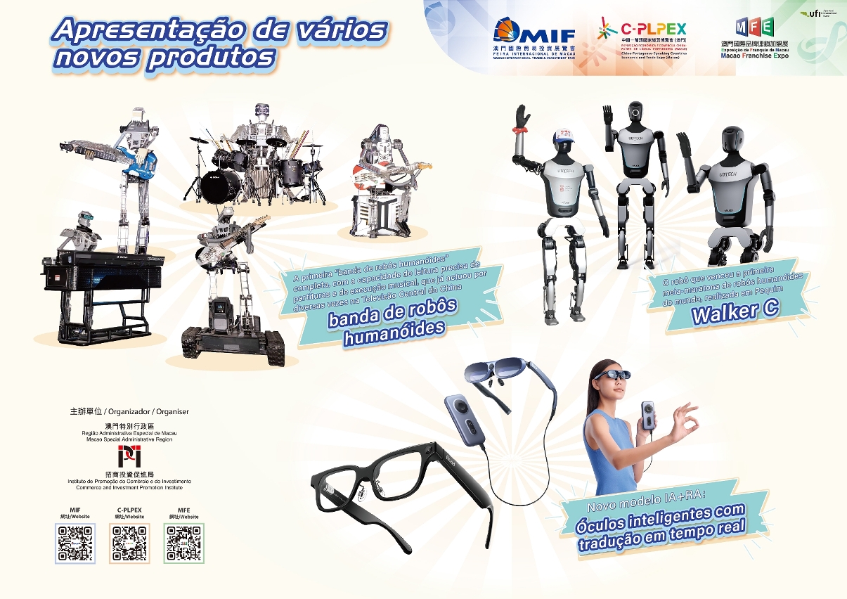 Apresentação de vários novos produtos nos Três Eventos
