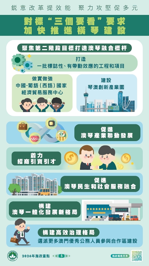 (四) 對標“三個要看”要求，加快推進橫琴建設