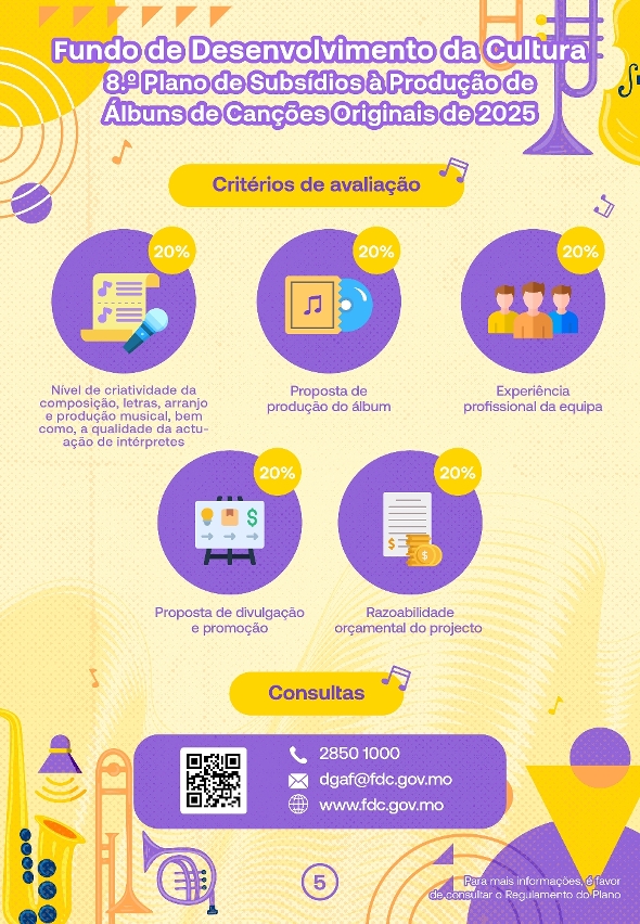8.º plano de subsídios à produção de álbuns de canções originais (5)