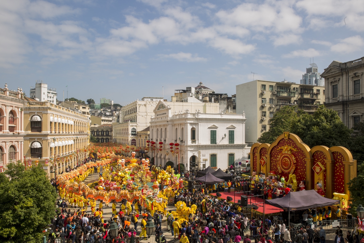 Golden Dragon and Lion Parade