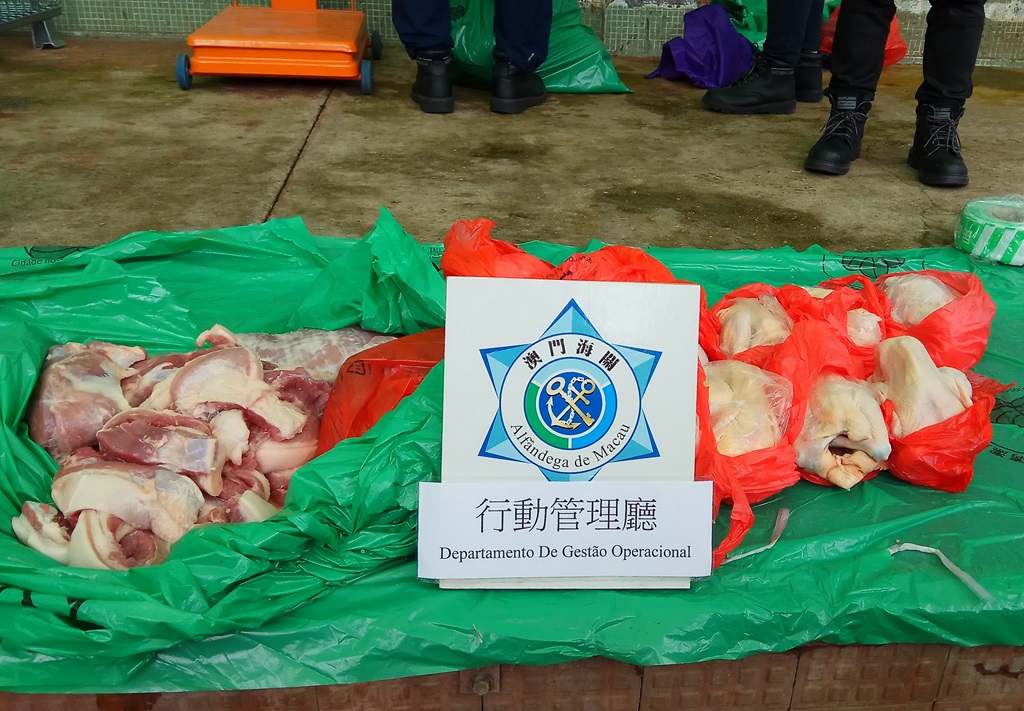 海關及民署於聯合行動之檢獲物