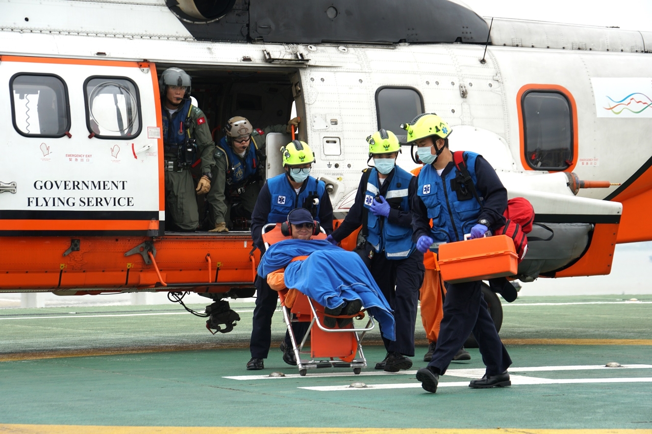 Realização do exercício conjunto de busca e salvamento no mar com a participação de Guangdong, Hong Kong e Macau 2017