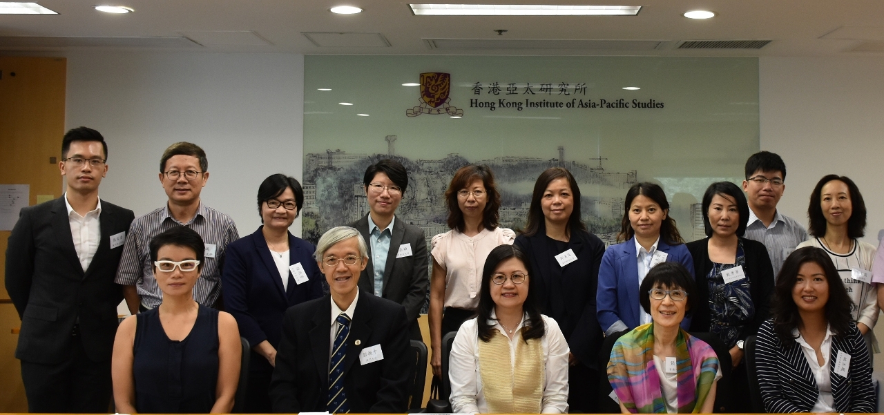 委員會與香港中文大學代表合照