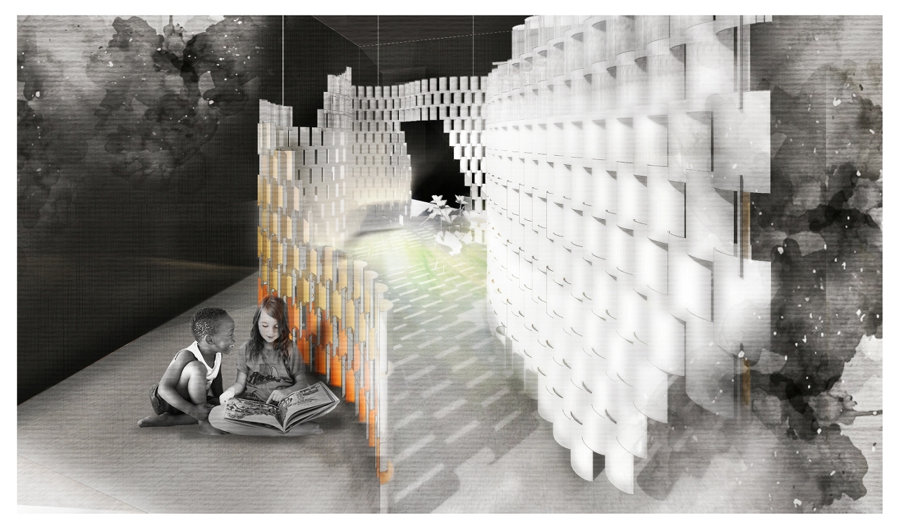 The architectural project of the exhibition proposal