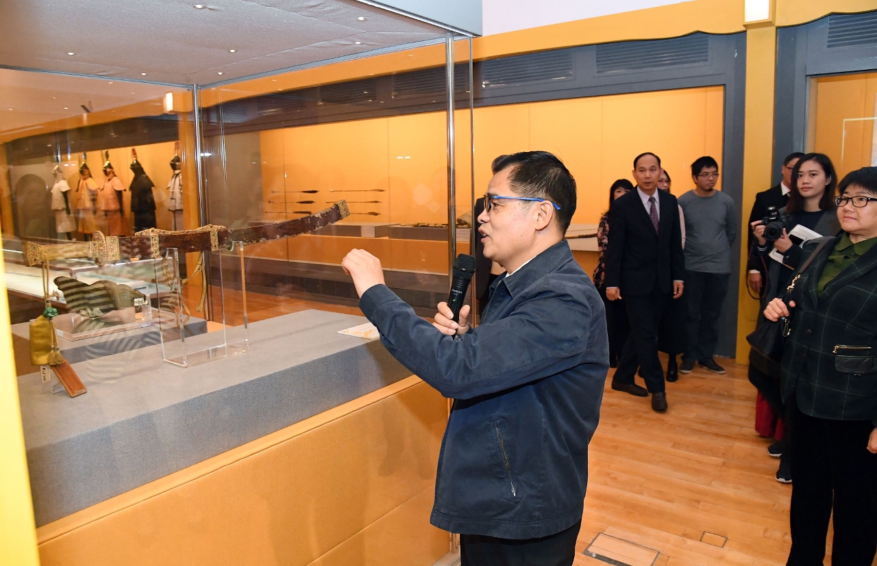 “大閱風儀──故宮珍藏皇家武備精品展”新聞發佈會暨展品開封儀式