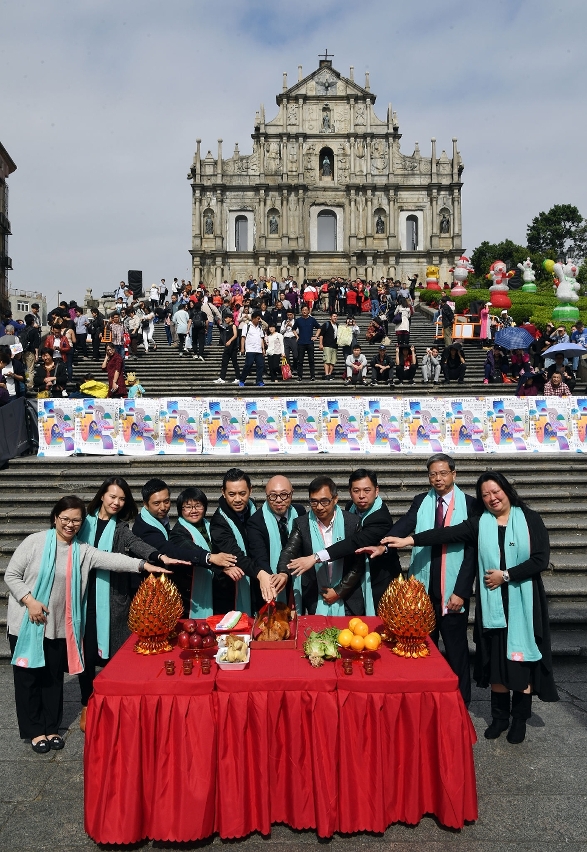 Cultural Affairs Bureau holds worship ceremony of the Macao International Parade