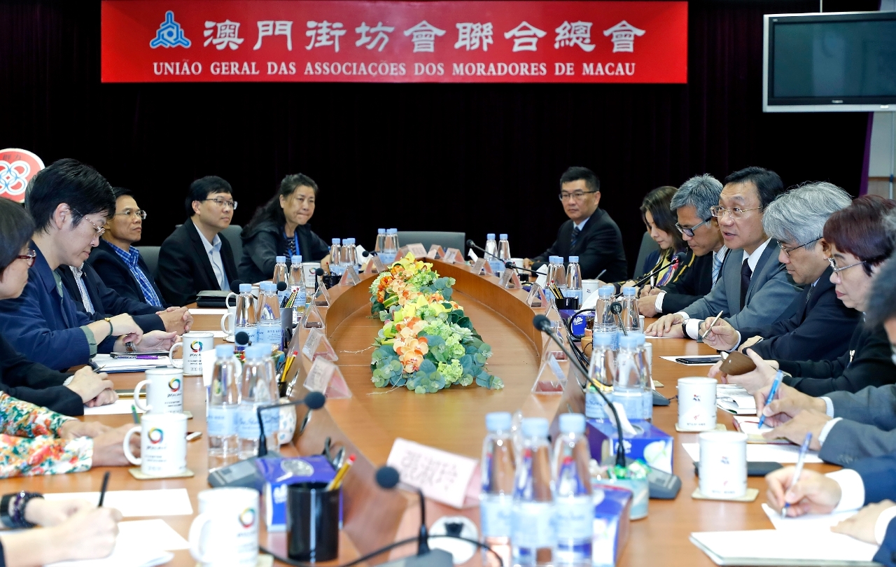 譚俊榮司長與街總座談，聽取意見