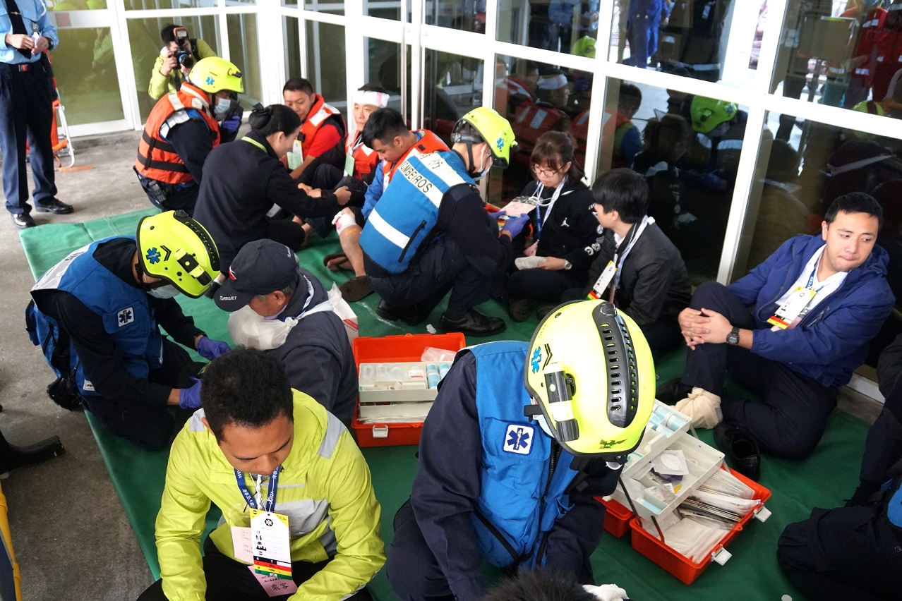 Realização do exercício conjunto de busca e salvamento no mar com a participação de Guangdong, Hong Kong e Macau 2017