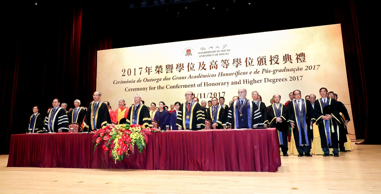 UM confers honorary doctorates on three distinguished individuals