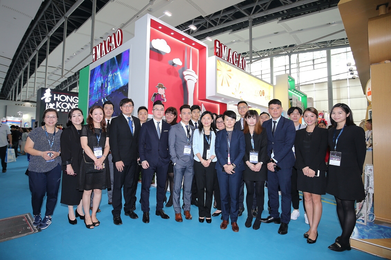 MGTO and travel trade delegates at Macao booth
