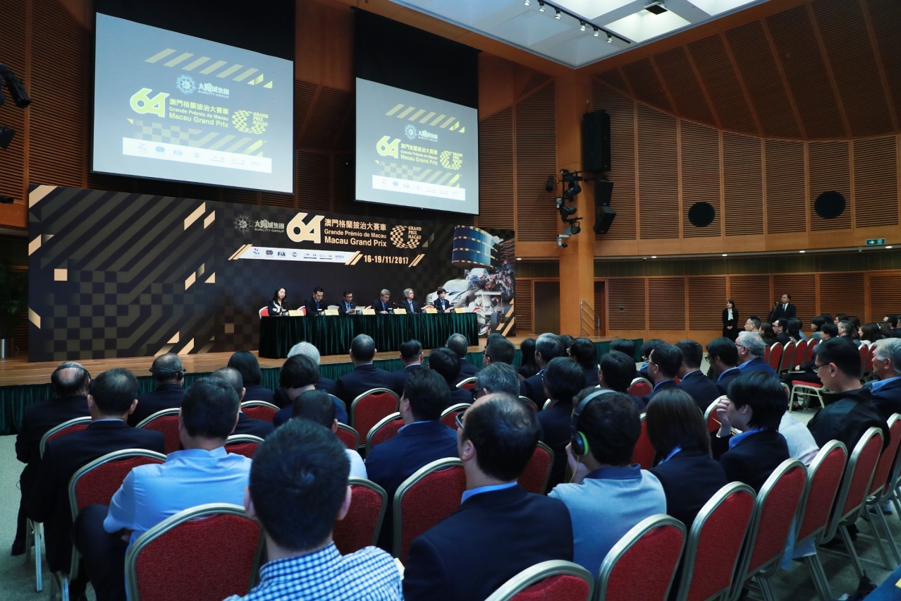 Press conference of the Suncity Group 64th Macau Grand Prix.