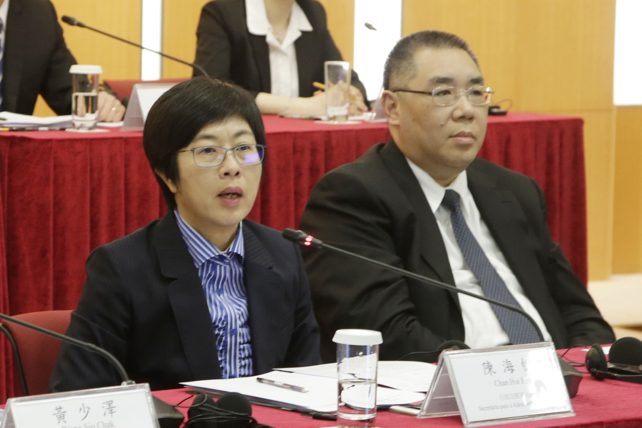 行政法務司司長陳海帆出席檢討重大災害應變機制暨跟進改善委員會記者會