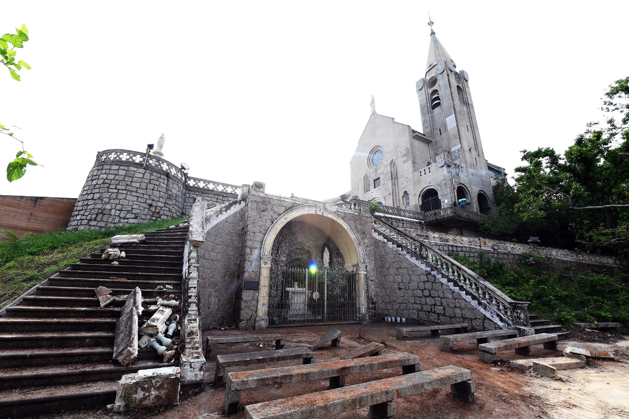 Instituto Cultural continua a acompanhar os trabalhos de recuperação da Ermida de N.ª Sr.ª da Penha em sequência do tufão