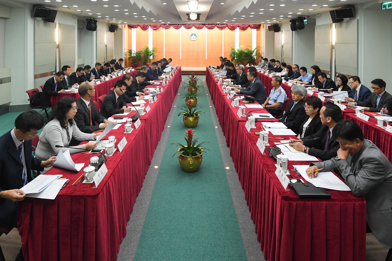 國家減災委員會專家團隊在政府總部聽取特區政府就“8.23風災”的整體工作匯報