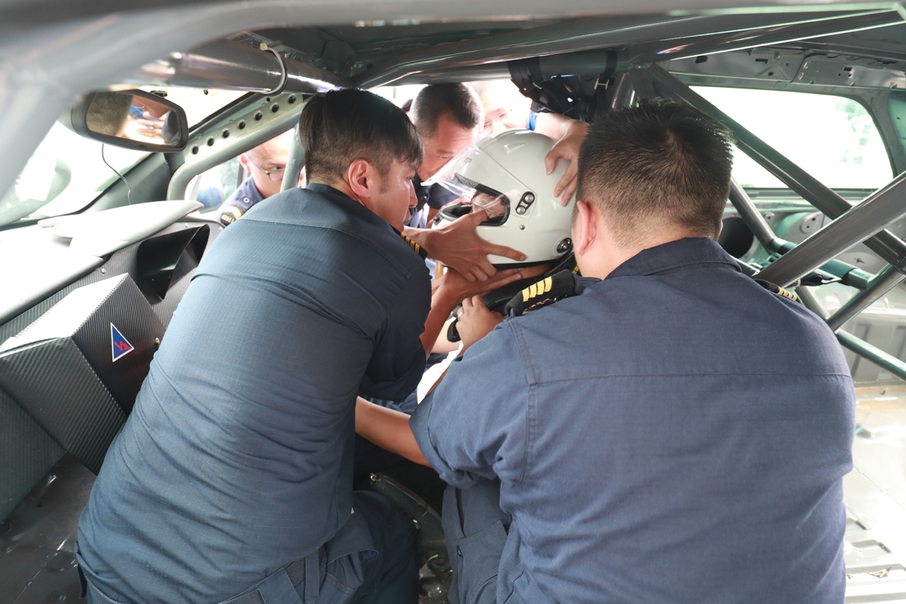Formação professional de socorro e salvamento do Grande Prémio de Macau