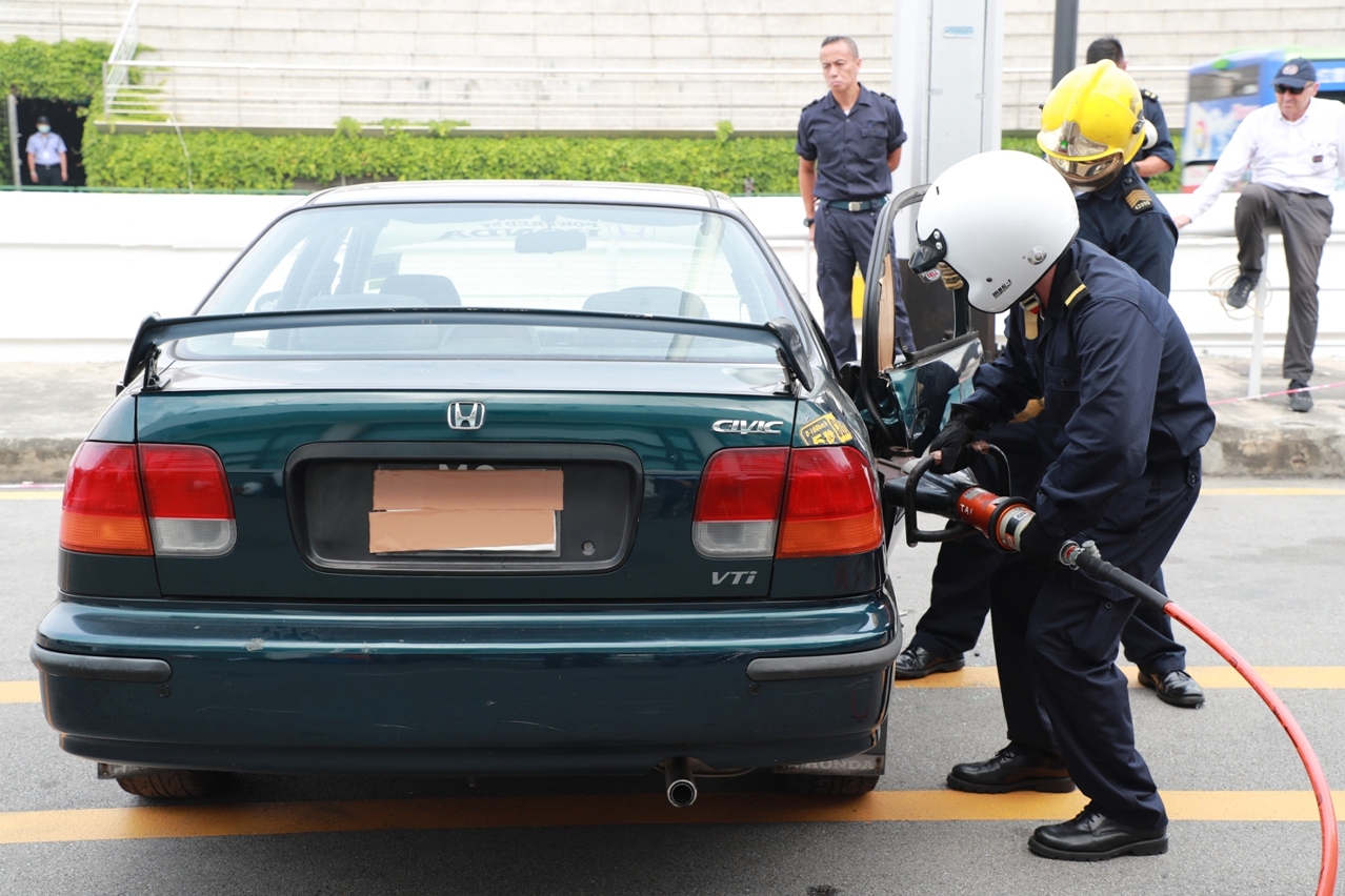 Formação professional de socorro e salvamento do Grande Prémio de Macau