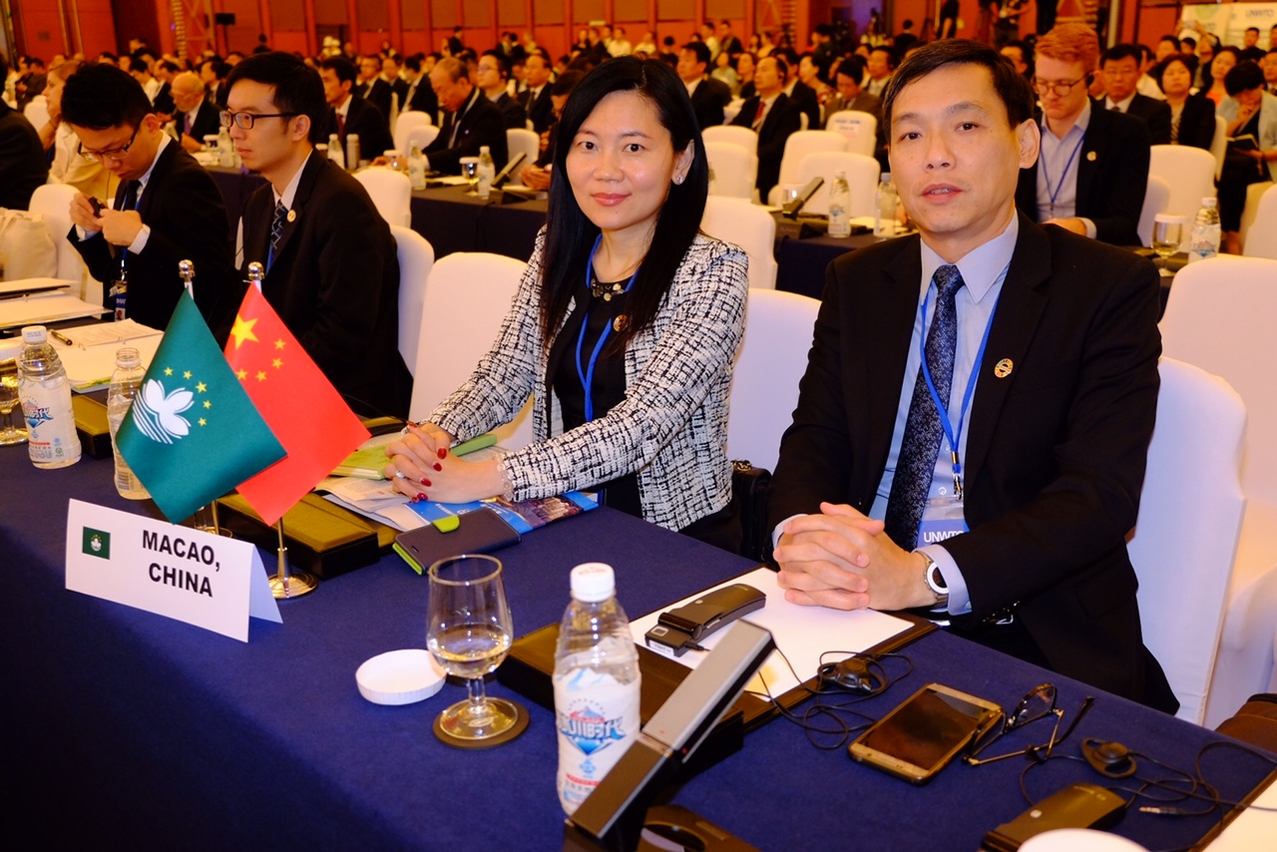 Cecilia Tse and Ricky Hoi attend the opening ceremony
