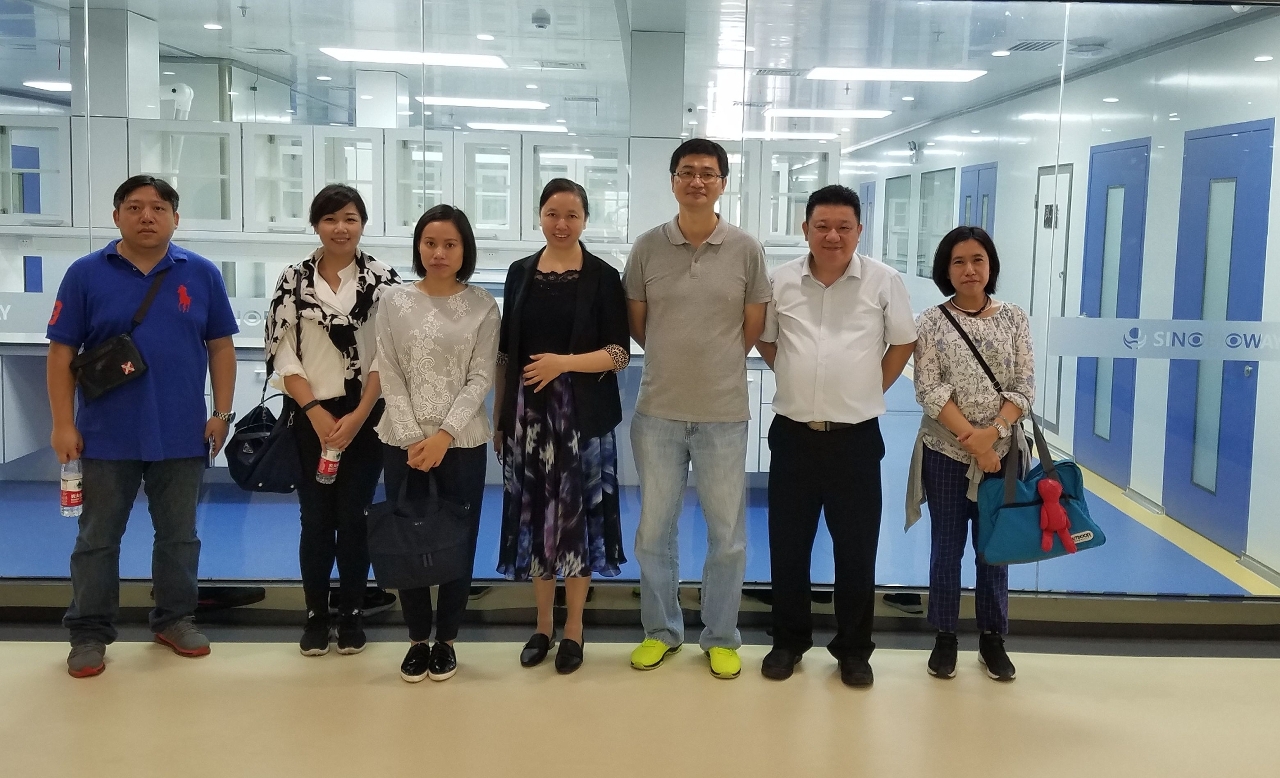 實驗室建設人員與民署人員合照