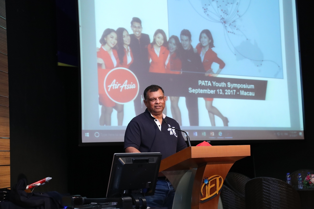 Mr. Tony Fernandes, Group CEO of AirAsia, shared his insights on the development of the aviation industry